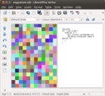 Régi, matt véletlen színek.