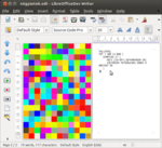 A felhasználói felület javításai: (1) 2-lapos szerkesztőfelület beállítása a „varázspálca” ikonnal. (2) A Logo eszköztár vertikális elhelyezése tartalmazza a „varázspálca” ikont. (3) Élénk véletlen színek.